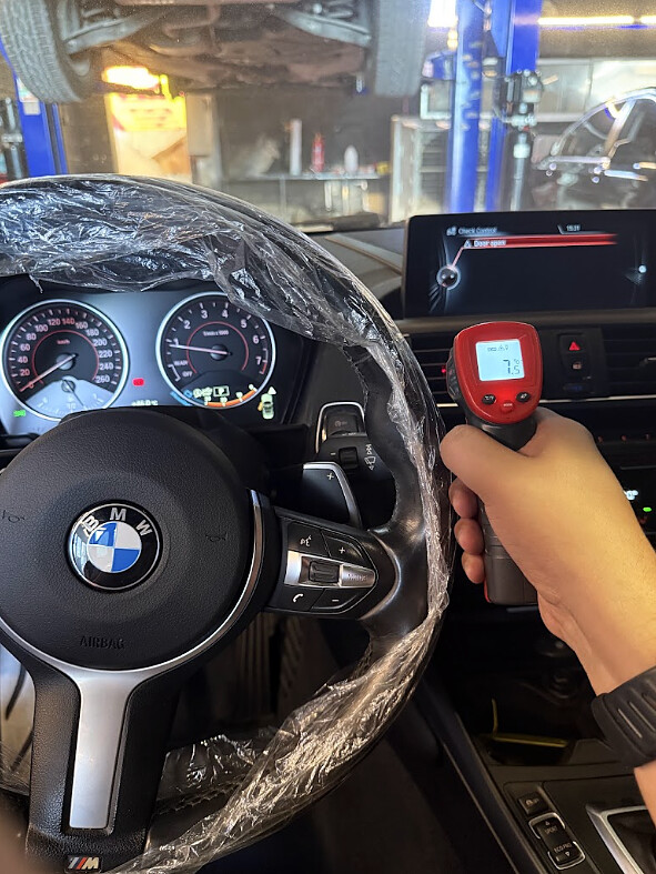 Air Conditioning — luxury car service at Rebel Motorworks, Al Quoz Dubai