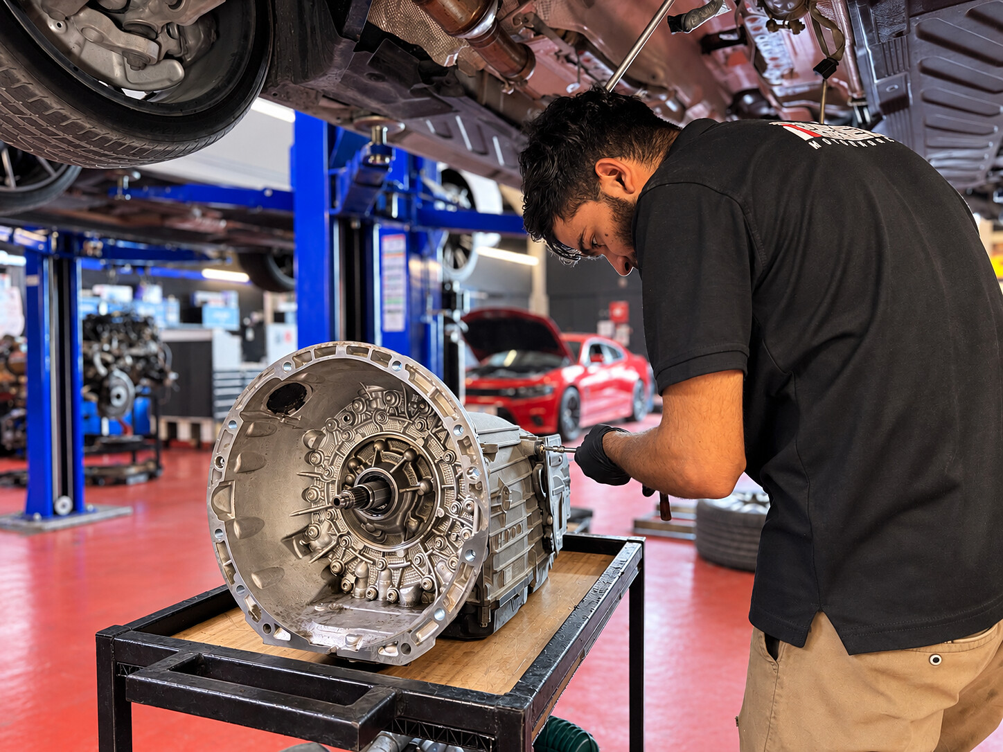 Gearbox & Transmission — luxury car service at Rebel Motorworks, Al Quoz Dubai