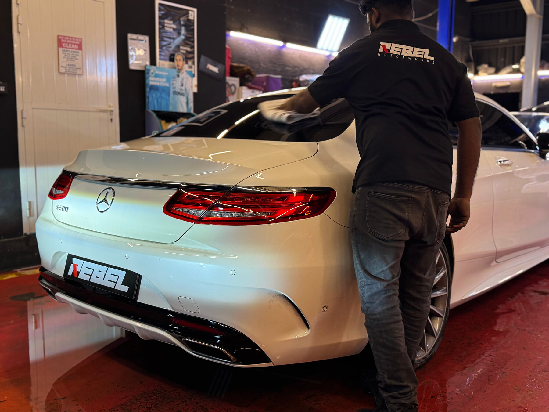 Bodywork & Paint — luxury car service at Rebel Motorworks, Al Quoz Dubai